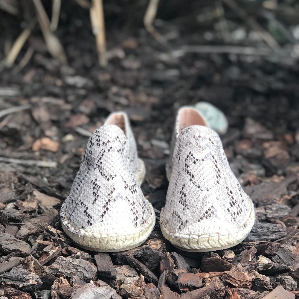 Snake skin espadrilles slip on - Picture 3 of 7